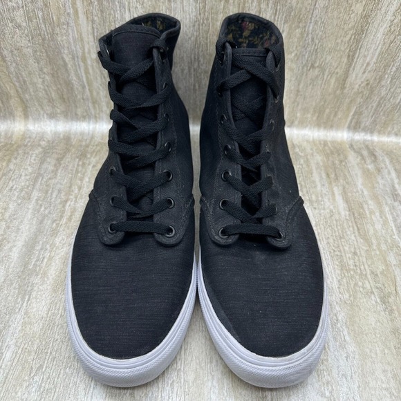 Vans Camden Sneakers Womens Size 11 Hi Top Skate Zip Up Sneakers Shoes‎ Grey - Picture 3 of 10